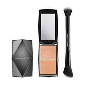 MSRP $48 – Kristofer Buckle Cream + Powder Highlighter w/  Brush 0.58 oz